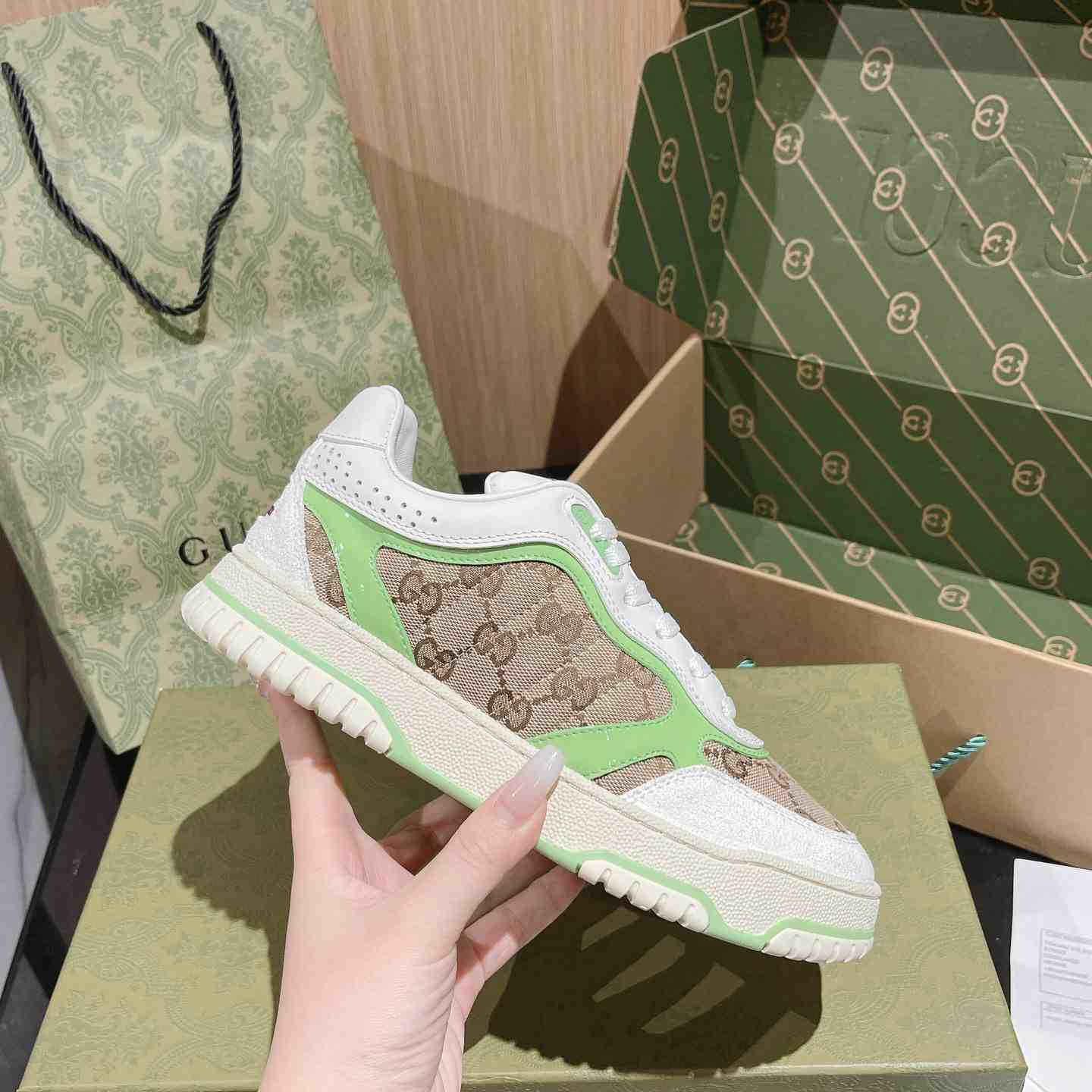 Gucci Re-Web Sneakers - DopestKickz