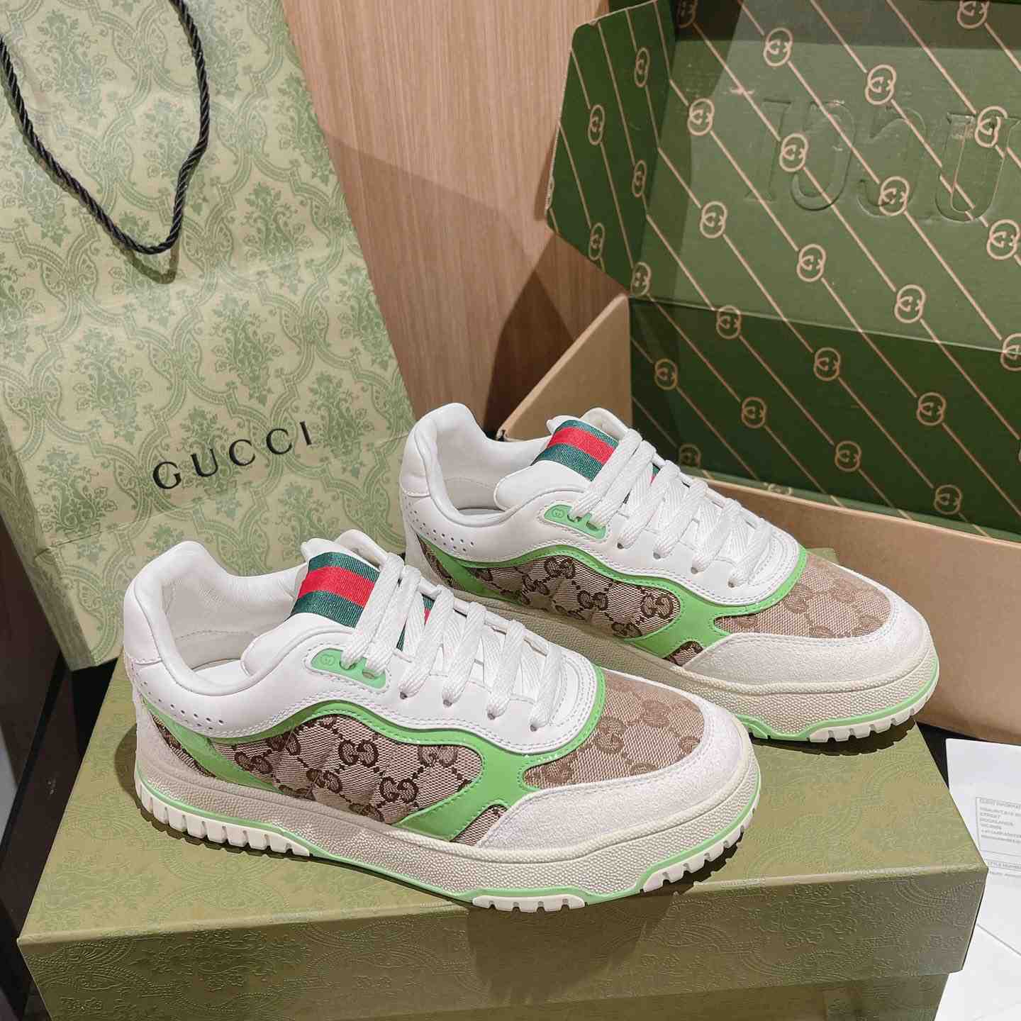 Gucci Re-Web Sneakers - DopestKickz