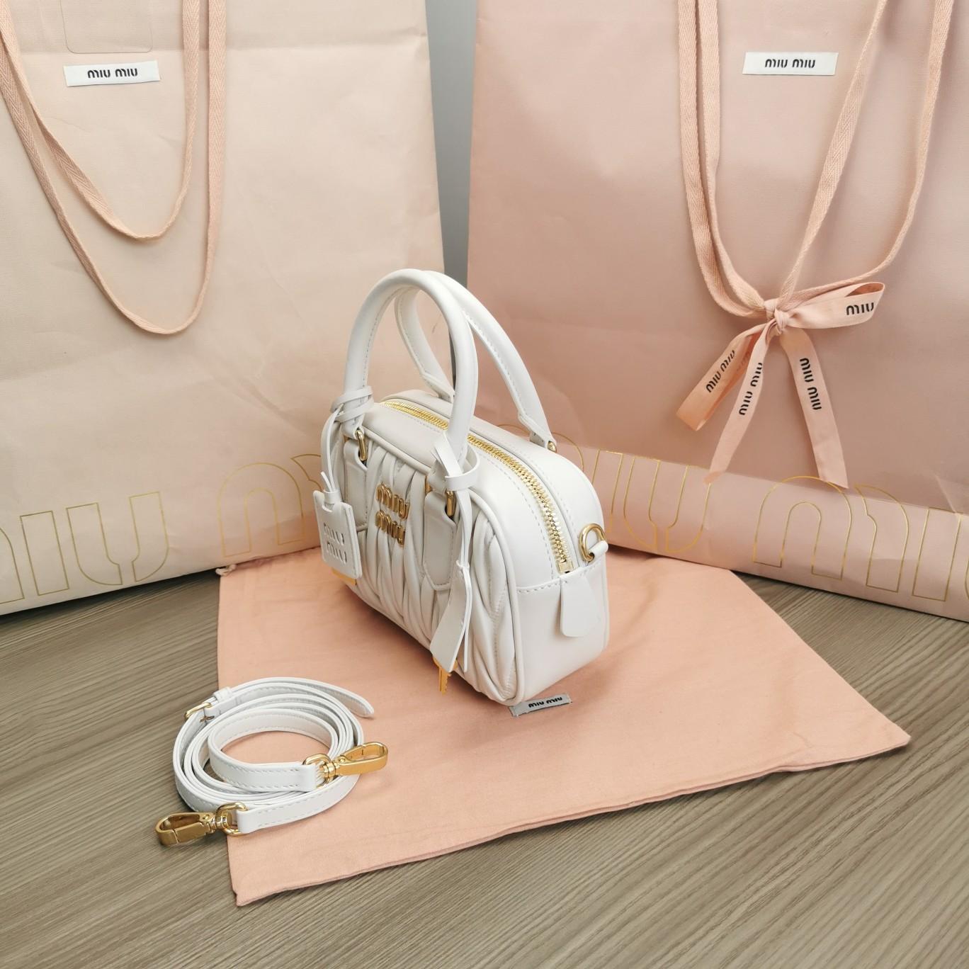 Miu Miu Arcadie Matelassé Nappa Leather Mini-bag - DopestKickz