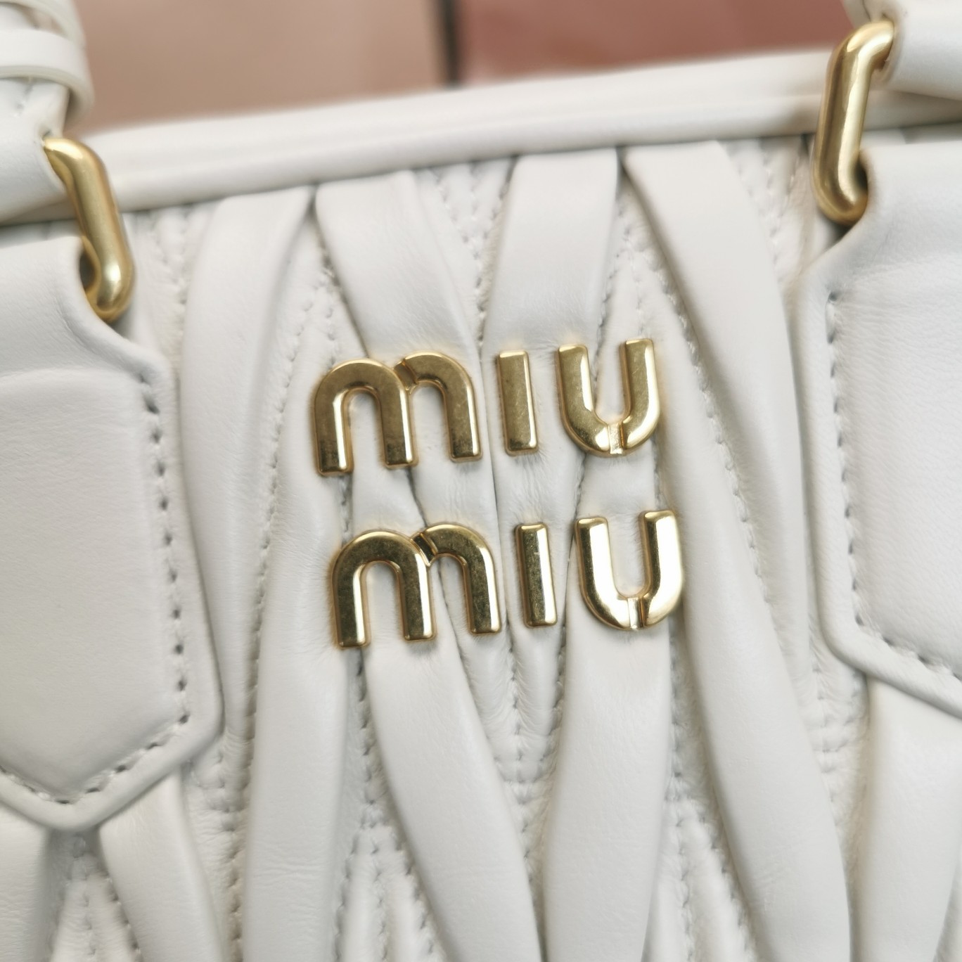 Miu Miu Arcadie Matelassé Nappa Leather Mini-bag - DopestKickz