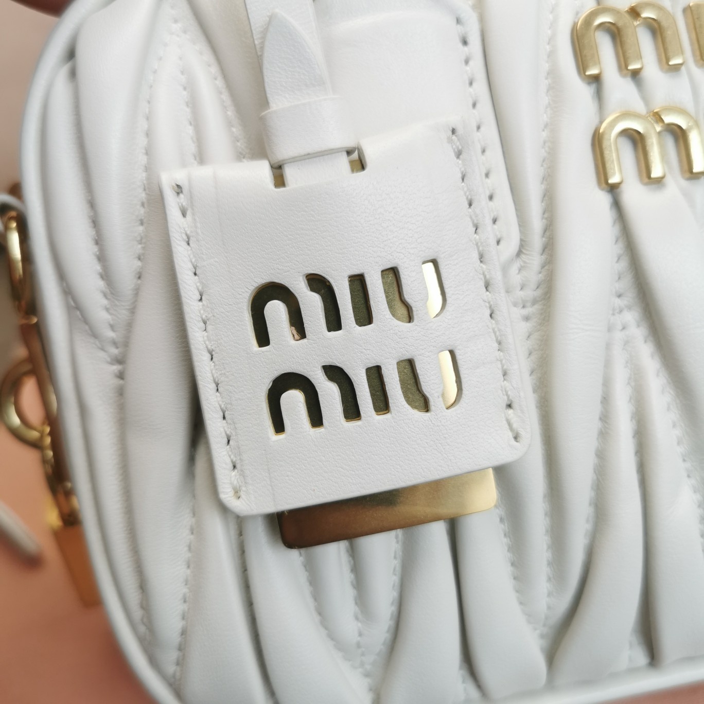 Miu Miu Arcadie Matelassé Nappa Leather Mini-bag - DopestKickz