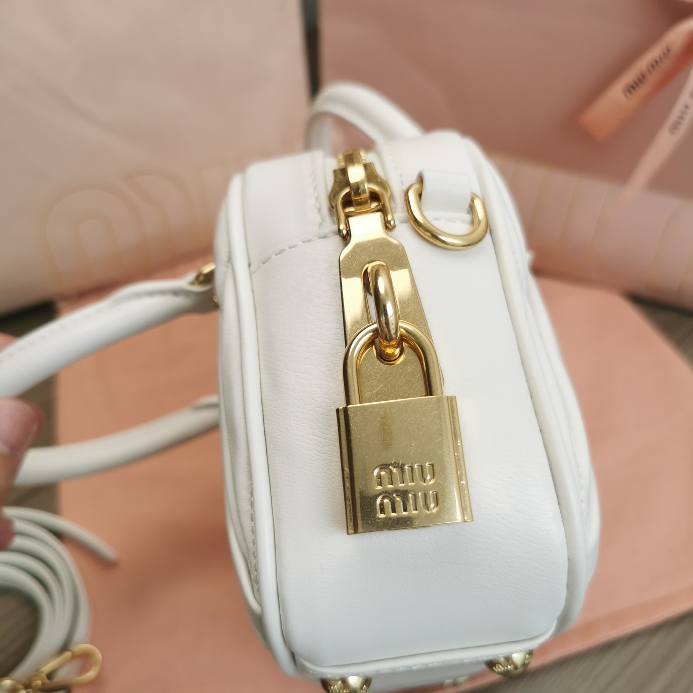 Miu Miu Arcadie Matelassé Nappa Leather Mini-bag - DopestKickz