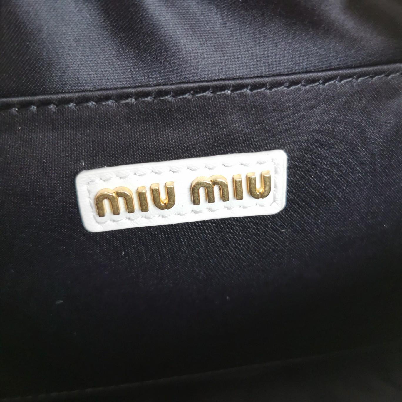 Miu Miu Arcadie Matelassé Nappa Leather Mini-bag - DopestKickz