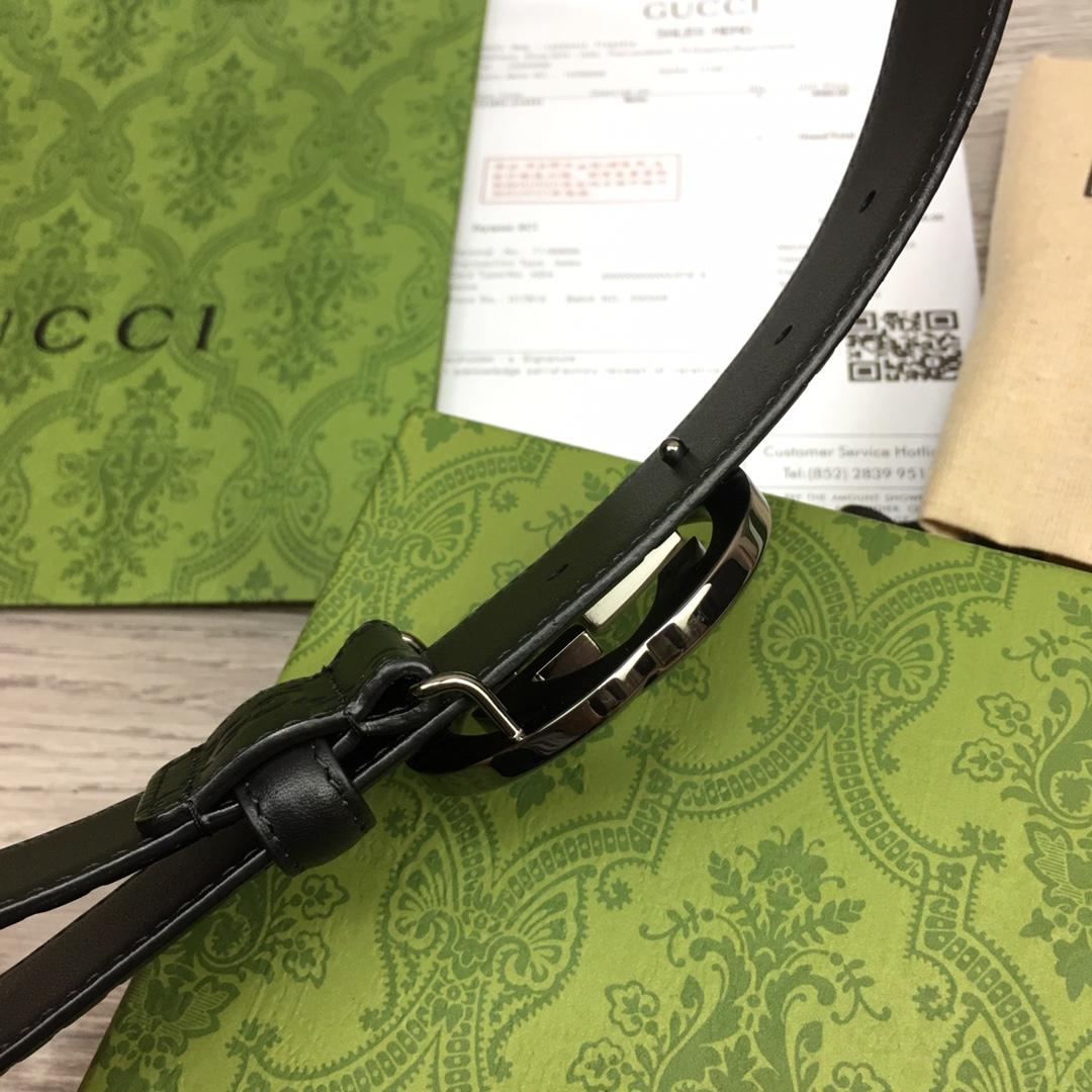 Gucci Leather Belt  40mm - DopestKickz