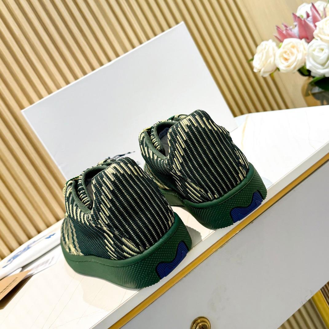 Burberry Check Knit Box Sneakers - DopestKickz