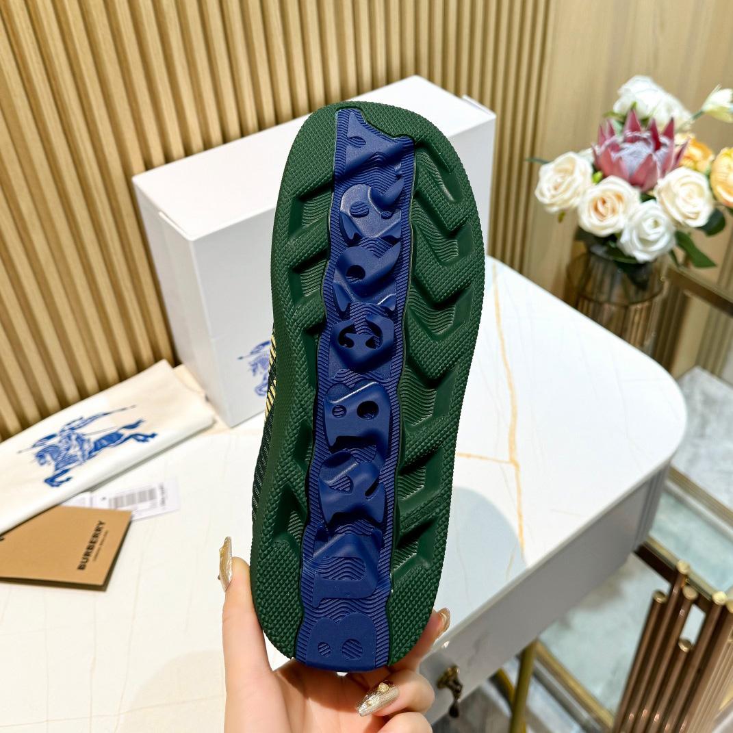 Burberry Check Knit Box Sneakers - DopestKickz