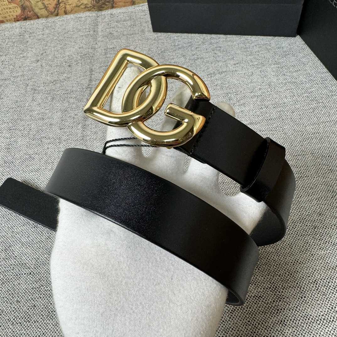 Dolce & Gabbana DG Logo-buckle Leather Belt   35mm - DopestKickz