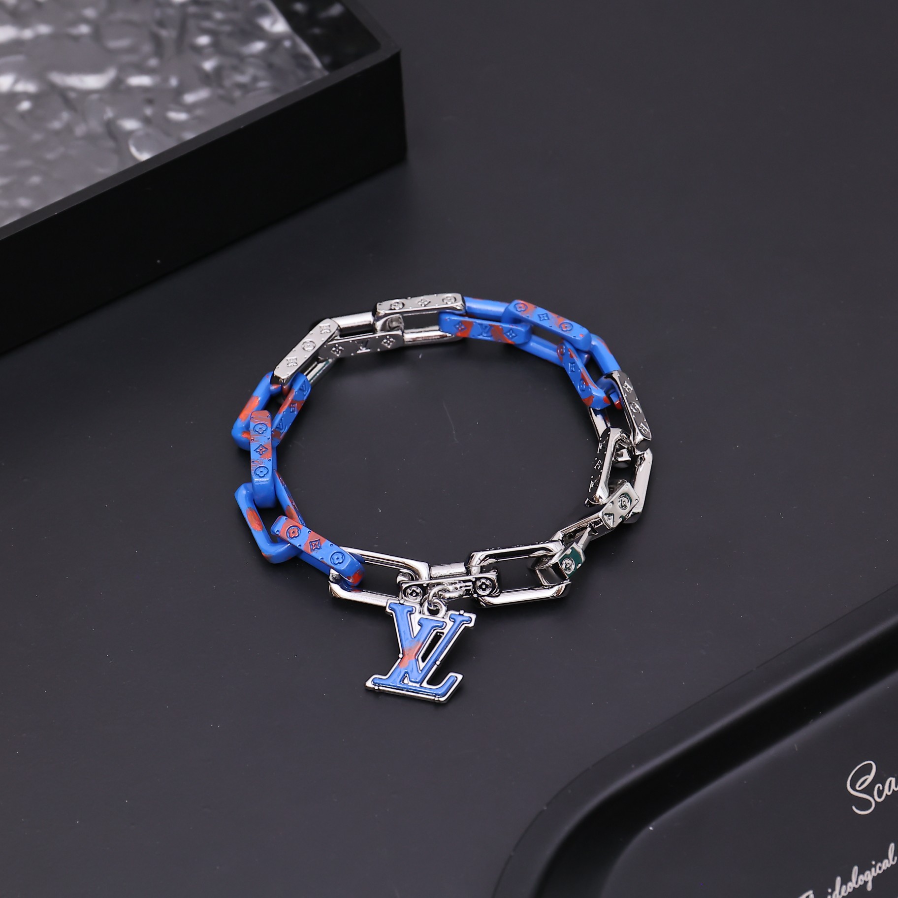 Louis Vuitton Monogram Chain Bracelet  M1229M - DopestKickz
