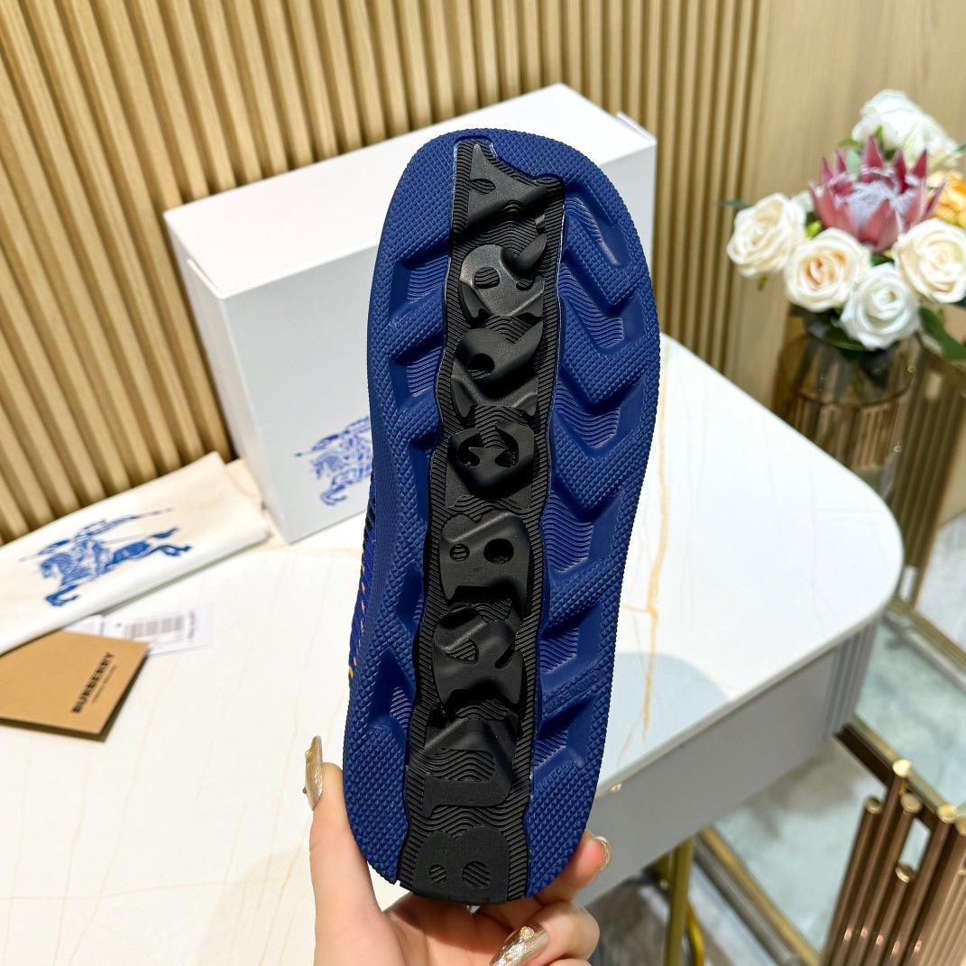 Burberry Check Knit Box Sneakers - DopestKickz