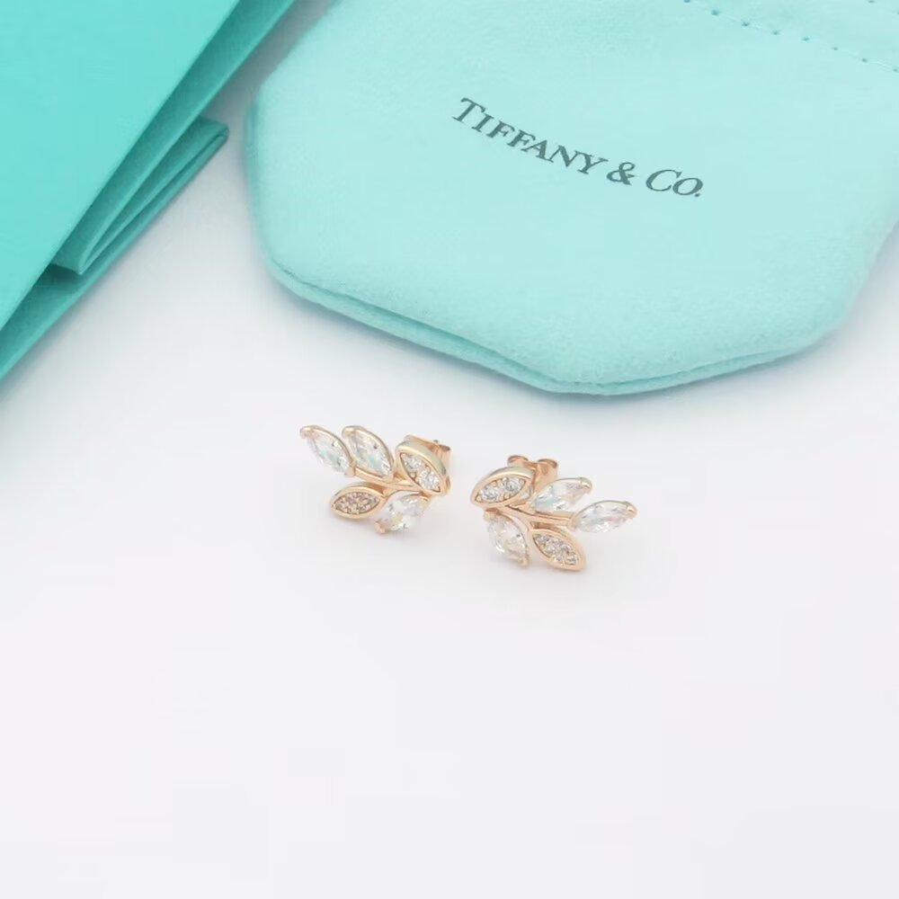 Tiffany & Co. Diamond Vine Earrings - DopestKickz