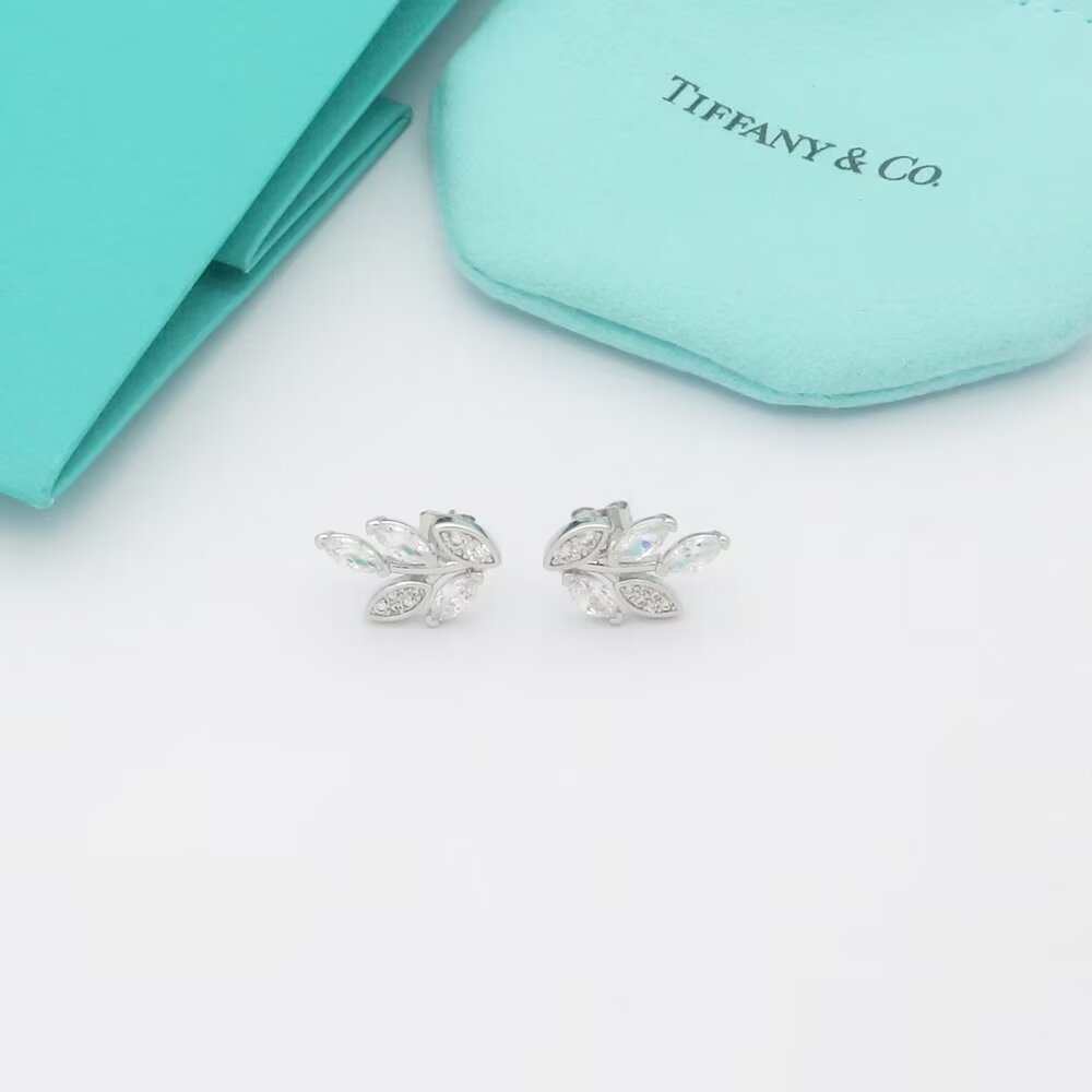 Tiffany & Co. Diamond Vine Earrings - DopestKickz