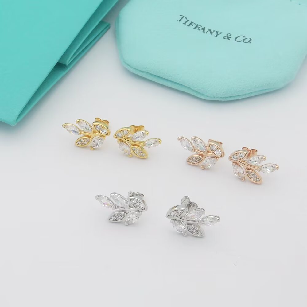 Tiffany & Co. Diamond Vine Earrings - DopestKickz