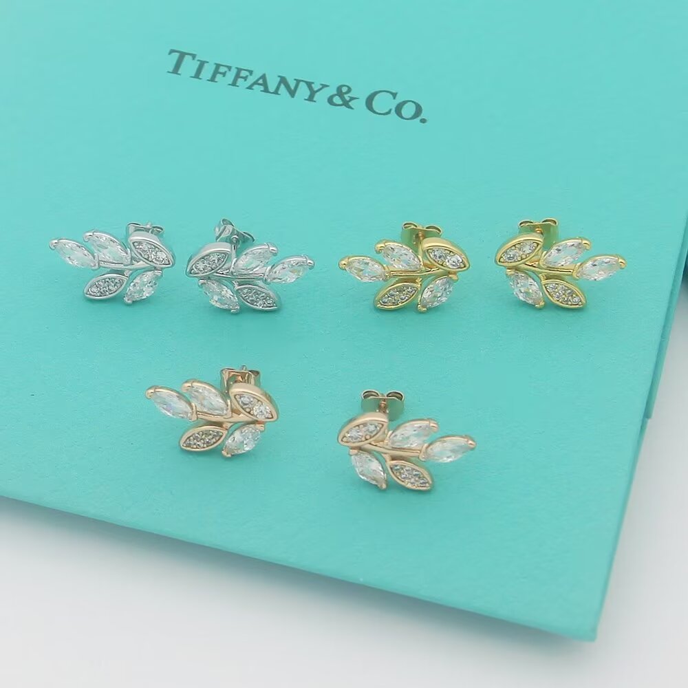 Tiffany & Co. Diamond Vine Earrings - DopestKickz
