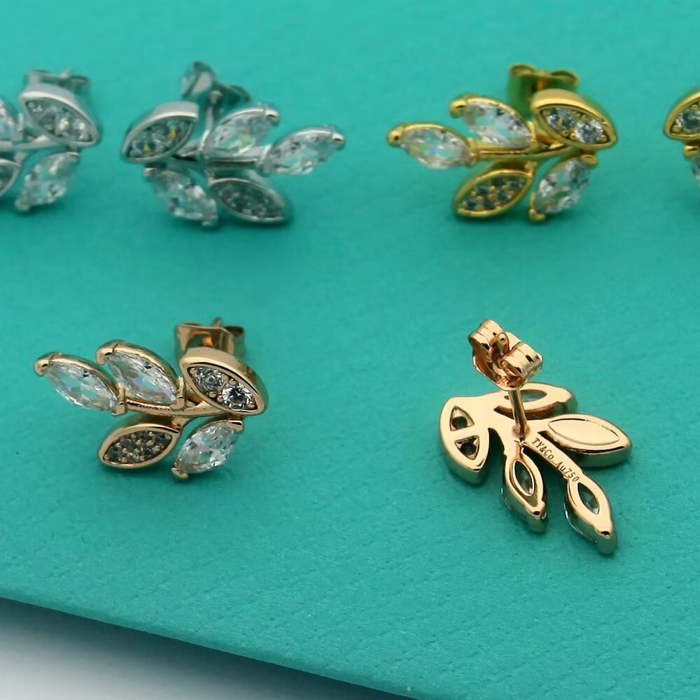 Tiffany & Co. Diamond Vine Earrings - DopestKickz