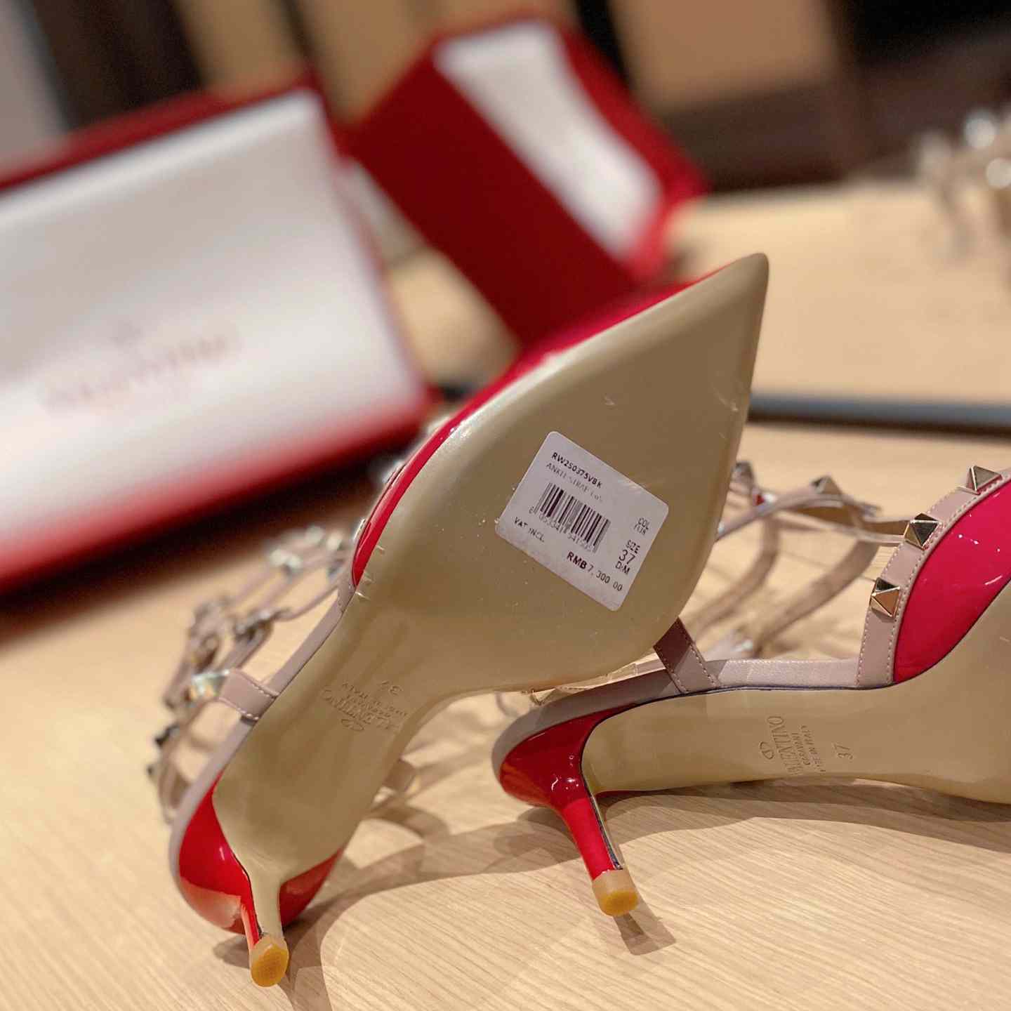 Valenti Garavani Rockstud 65mm Caged Pumps - DopestKickz