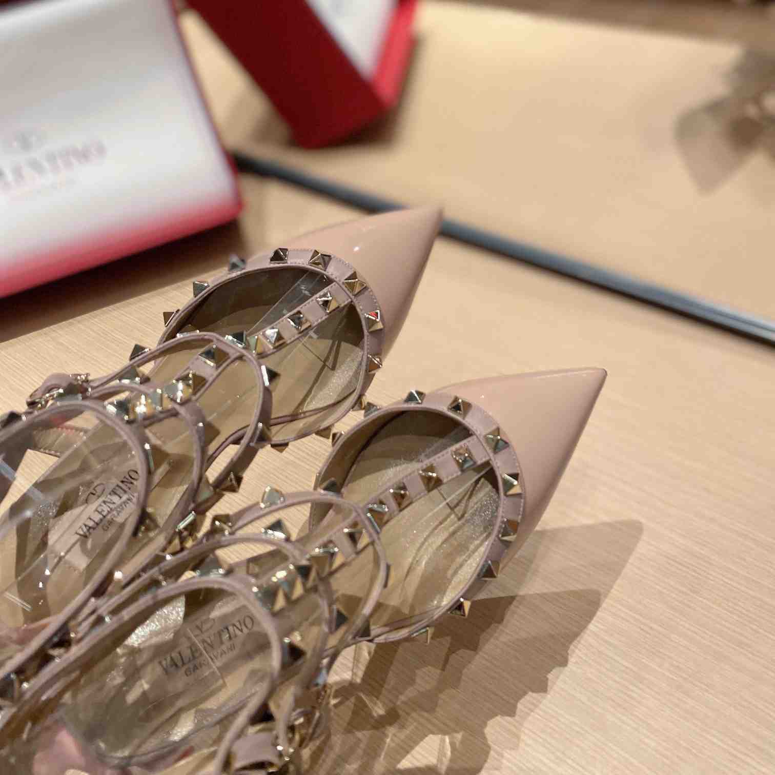 Valenti Garavani Rockstud 65mm Caged Pumps - DopestKickz