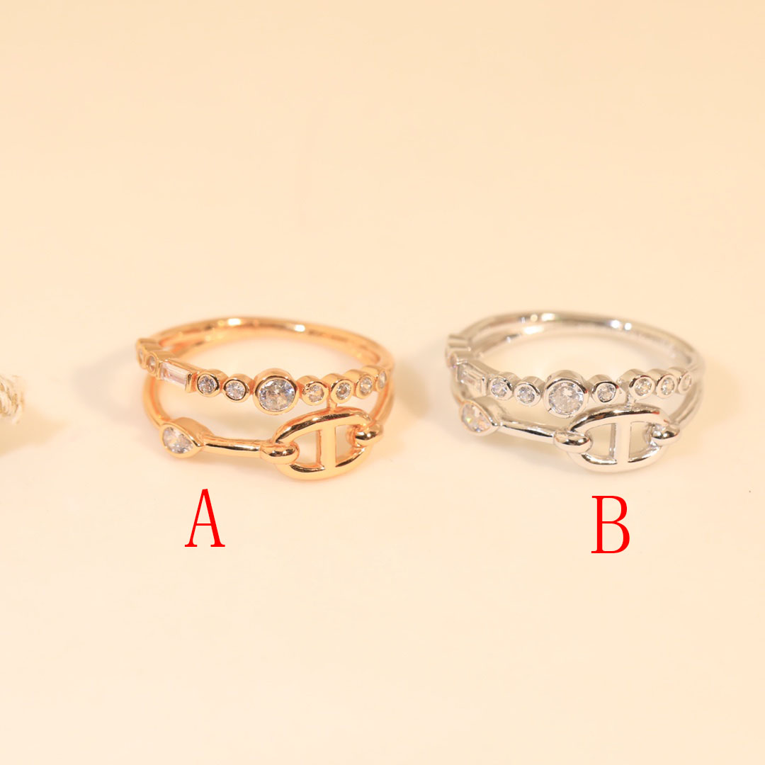 Hermes Chaine d'ancre Chaos Fancy Ring - DopestKickz