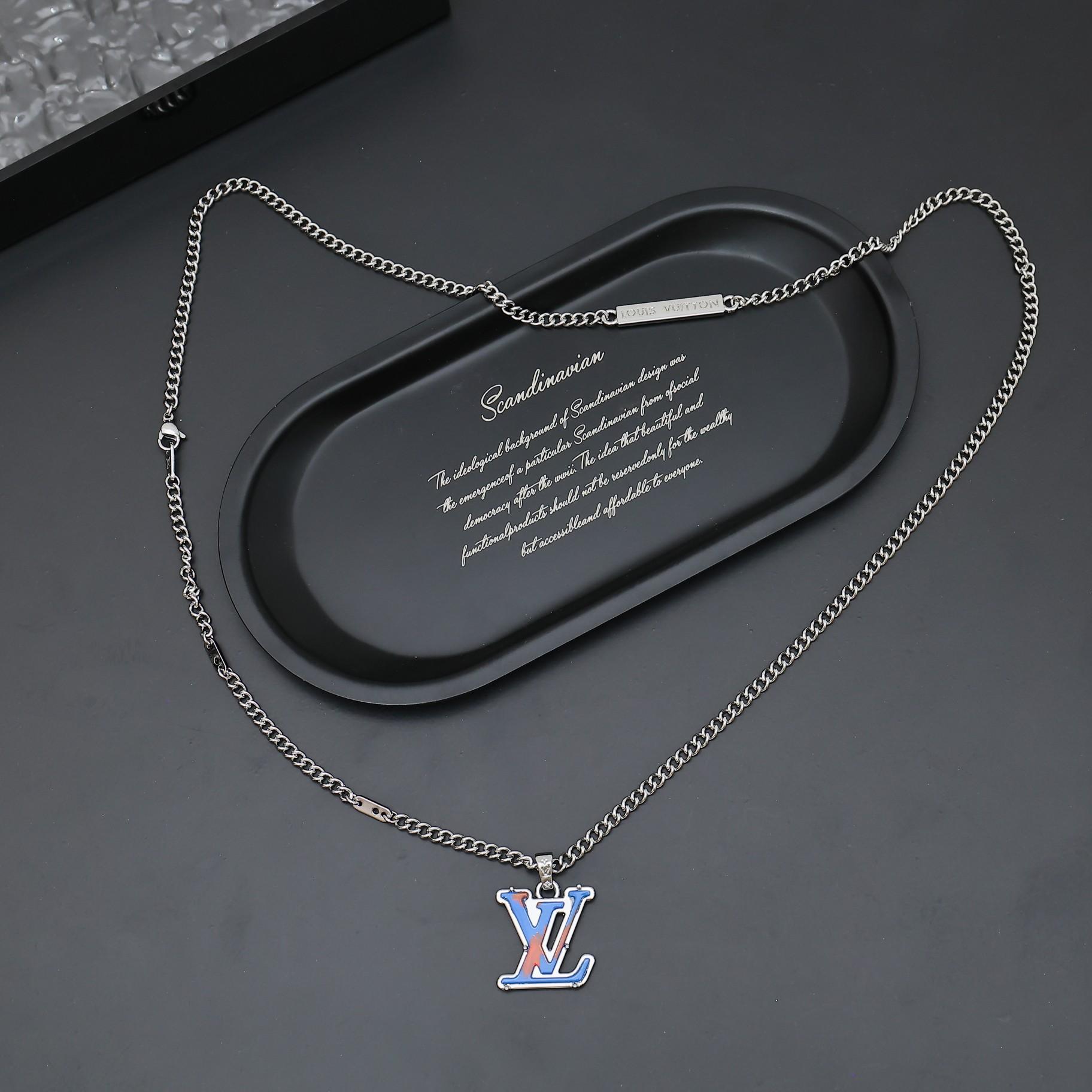 Louis Vuitton Monogram Chain Pendant - DopestKickz