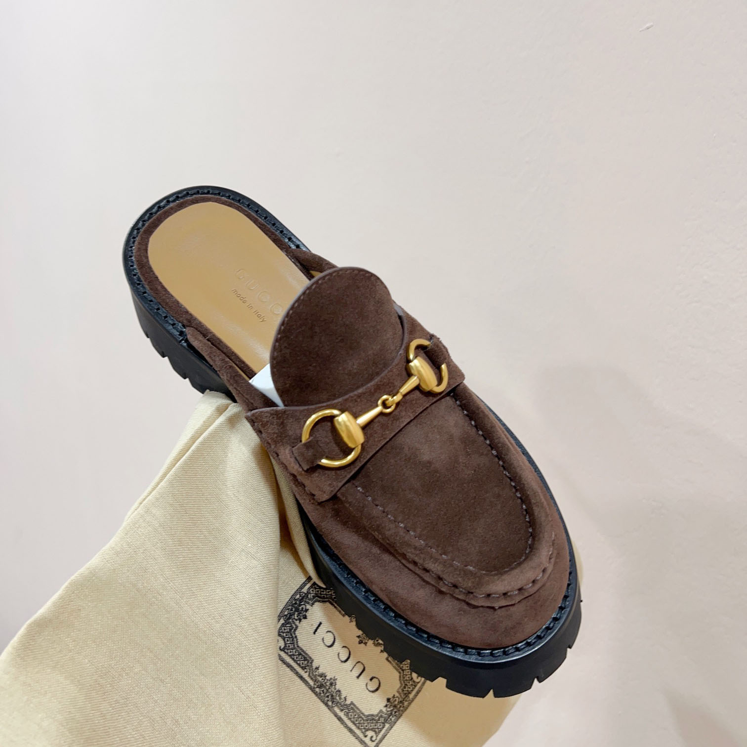 Gucci Women's Mule With Horsebit - DopestKickz