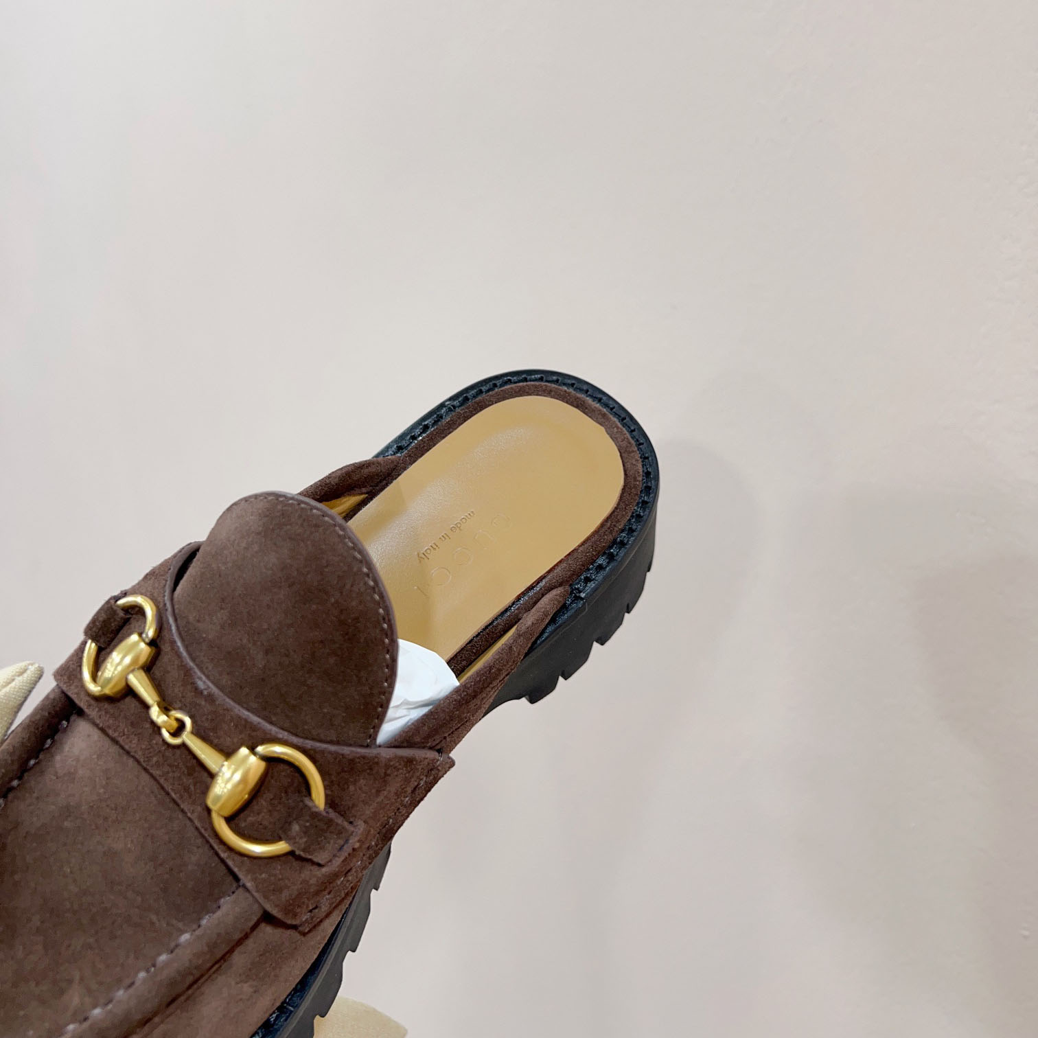 Gucci Women's Mule With Horsebit - DopestKickz