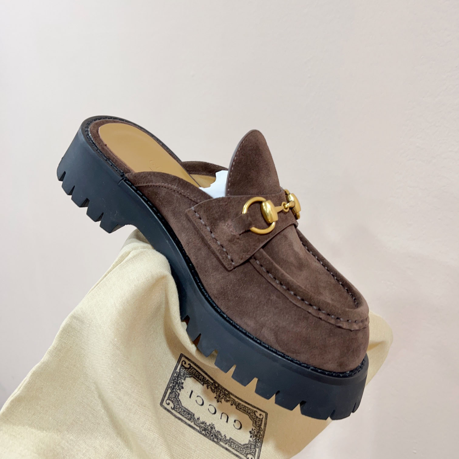 Gucci Women's Mule With Horsebit - DopestKickz