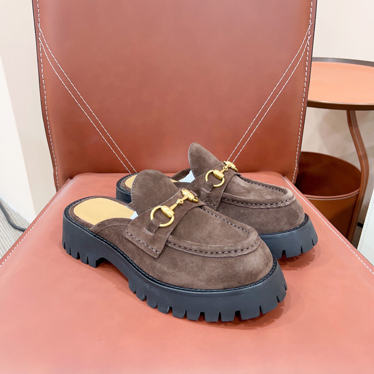 Gucci Women's Mule With Horsebit - DopestKickz