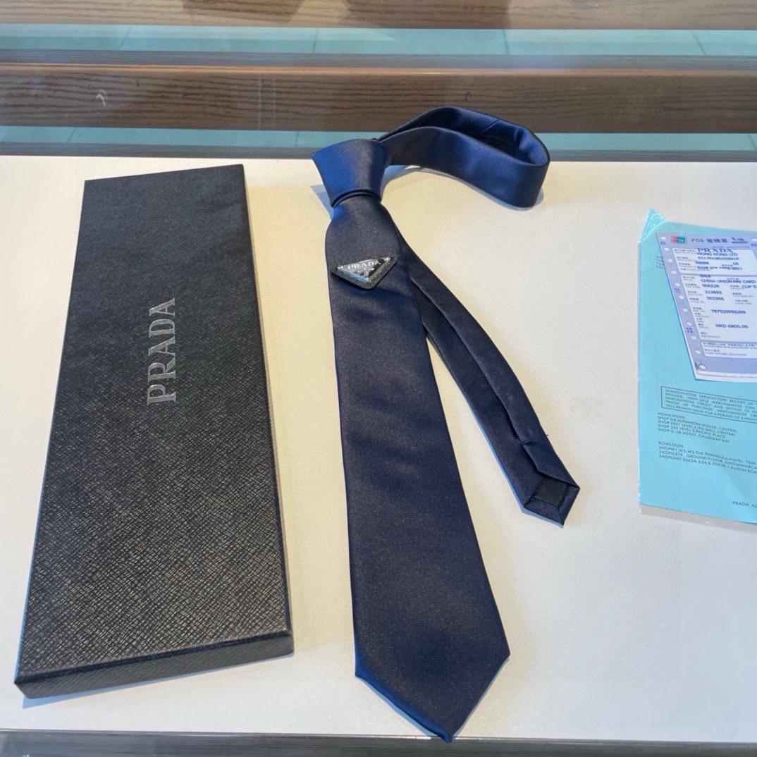 Prada Prada Logo Tie - DopestKickz