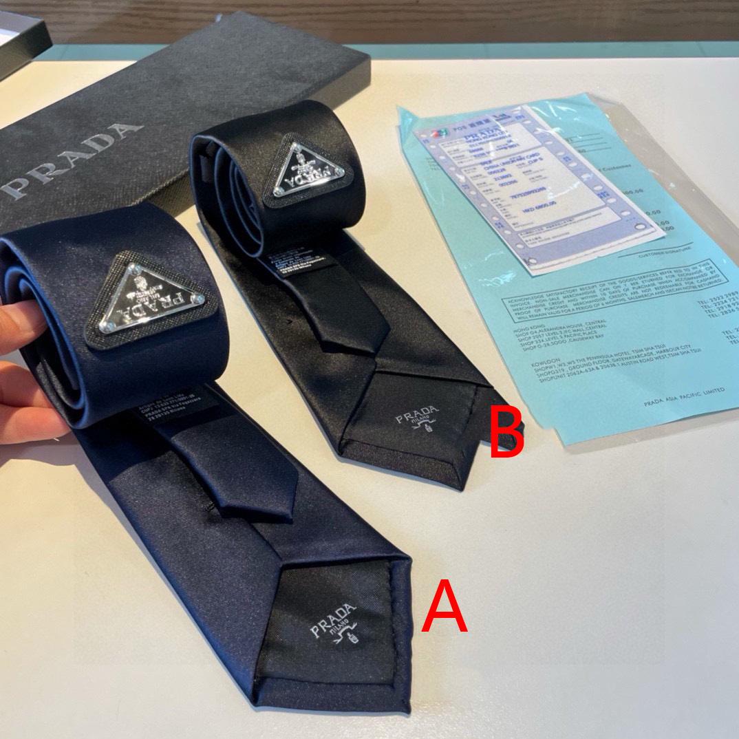 Prada Prada Logo Tie - DopestKickz