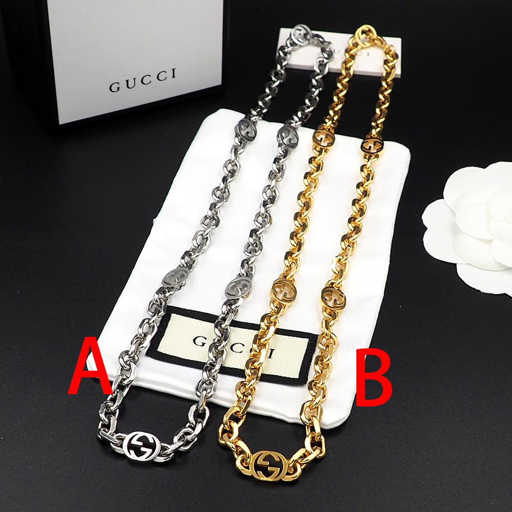 Gucci Interlocking Necklace - DopestKickz