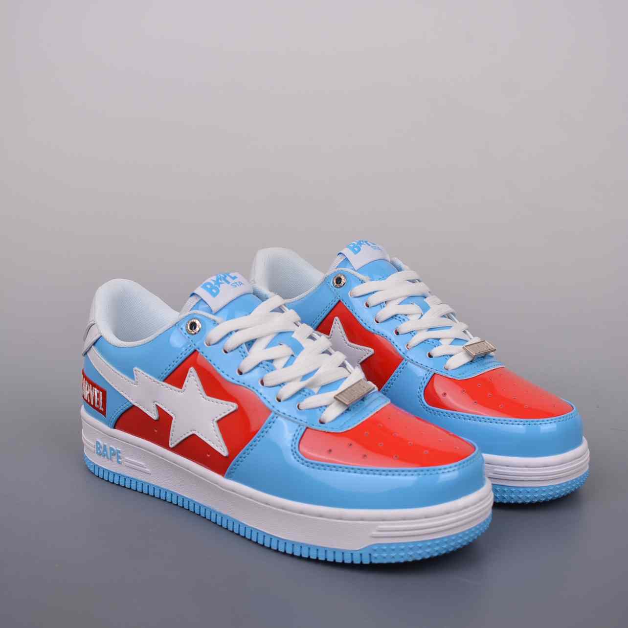 Bapesta X Marvel "Captain America" Sneaker  - DopestKickz