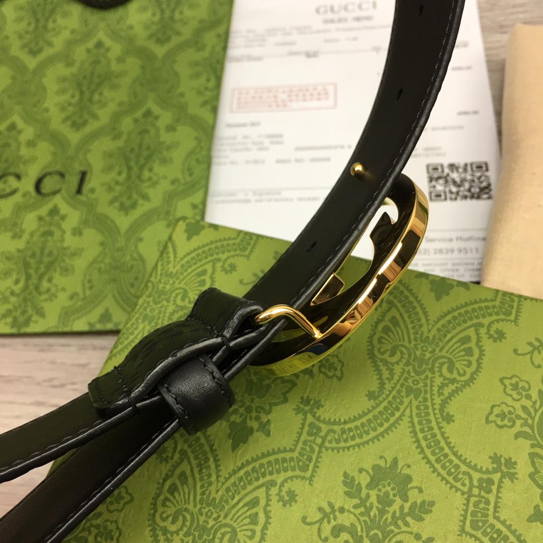 Gucci Leather Belt  40mm - DopestKickz