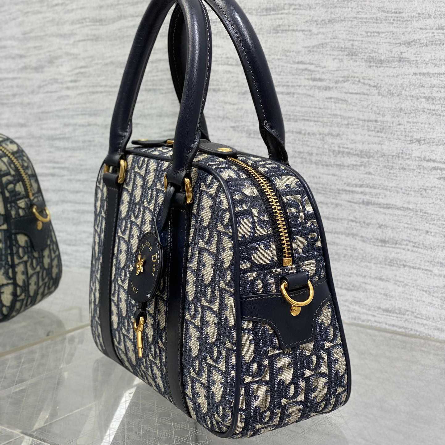 Dior Medium D-Vibe Bowling Bag - DopestKickz