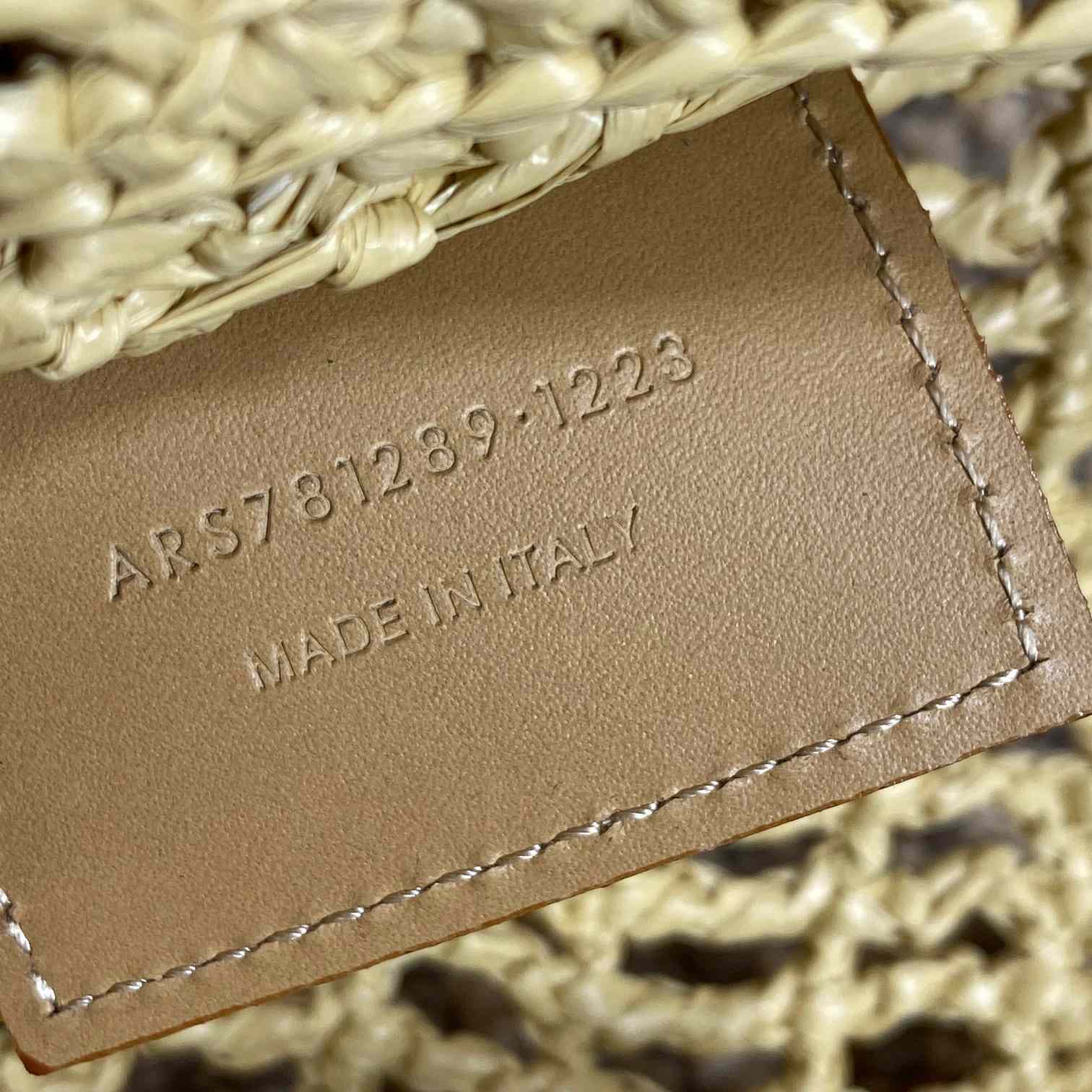 Saint Laurent Oxalis Bag In Raffia Macrame - DopestKickz