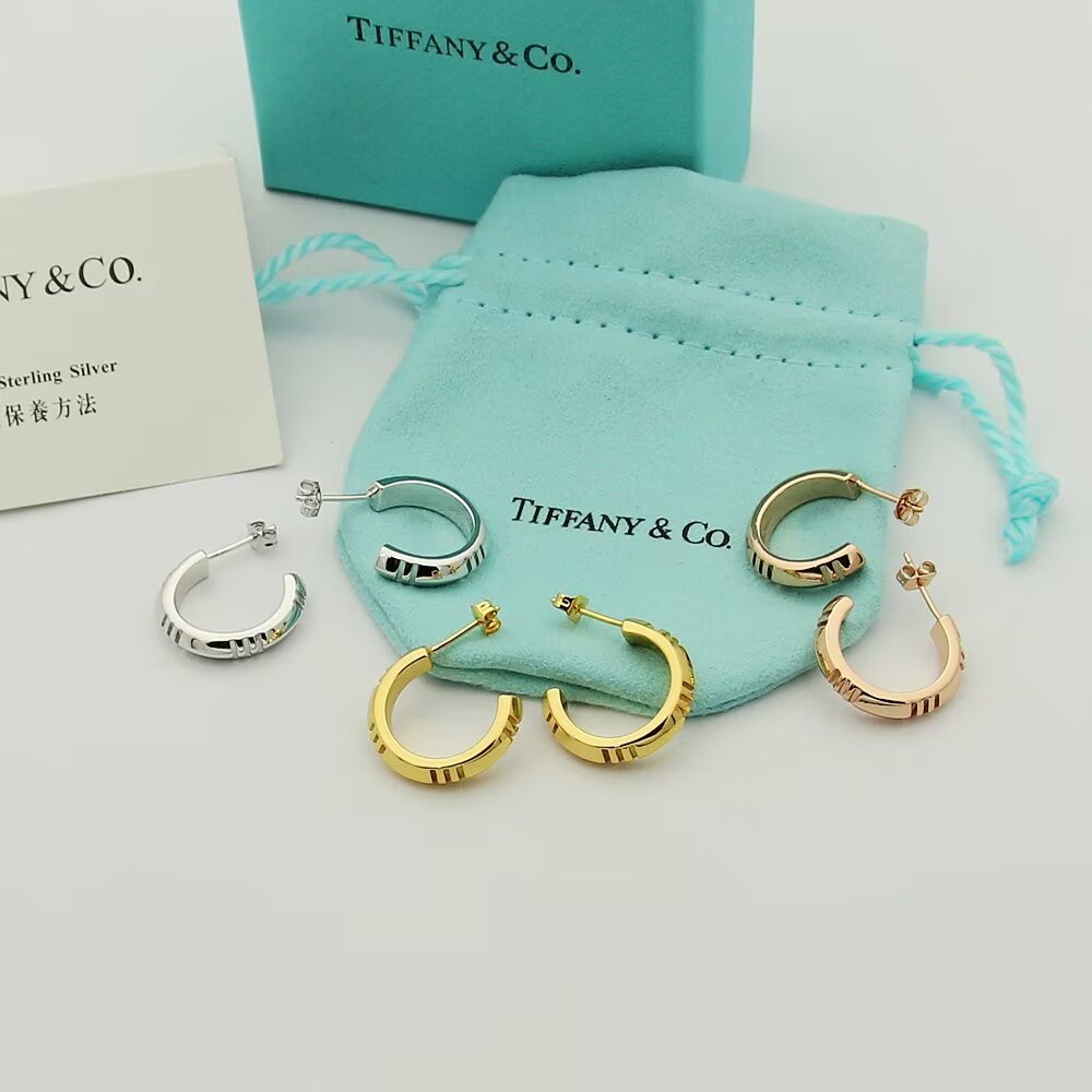 Tiffany & Co. Atlas X Hoop Earrings - DopestKickz
