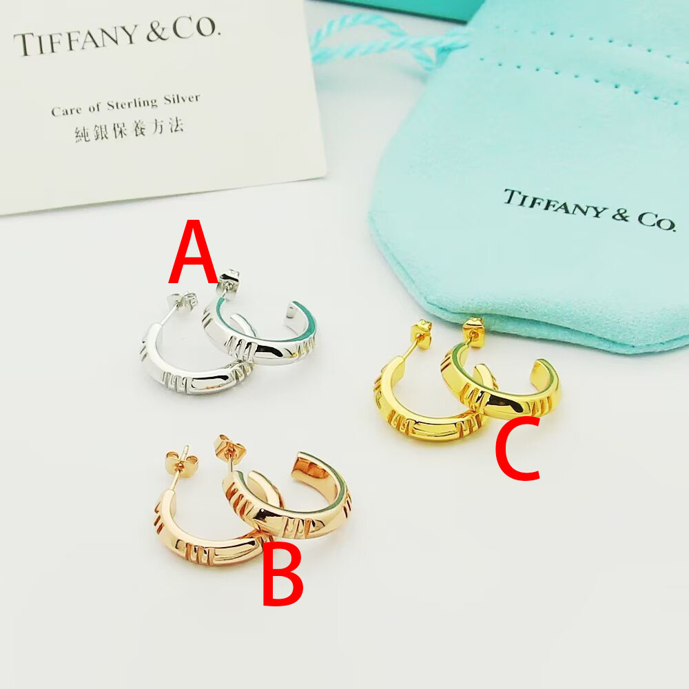 Tiffany & Co. Atlas X Hoop Earrings - DopestKickz
