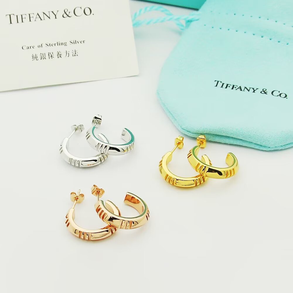 Tiffany & Co. Atlas X Hoop Earrings - DopestKickz