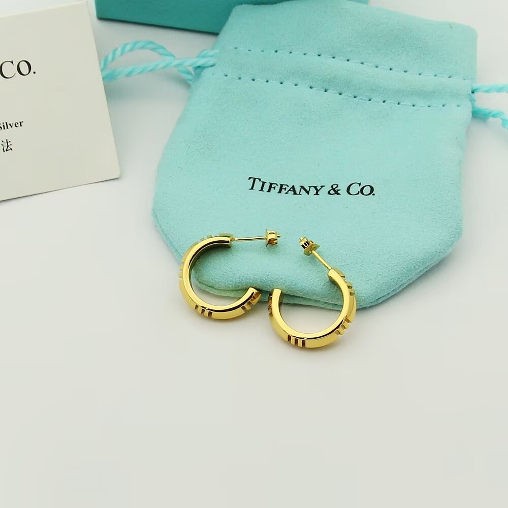 Tiffany & Co. Atlas X Hoop Earrings - DopestKickz