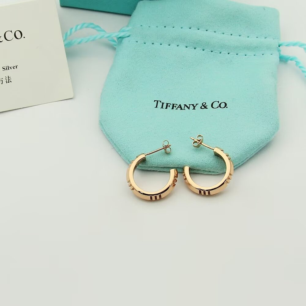 Tiffany & Co. Atlas X Hoop Earrings - DopestKickz