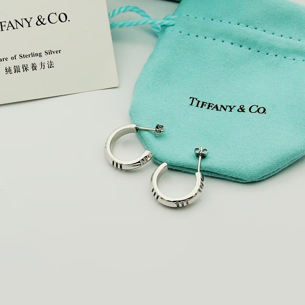 Tiffany & Co. Atlas X Hoop Earrings - DopestKickz