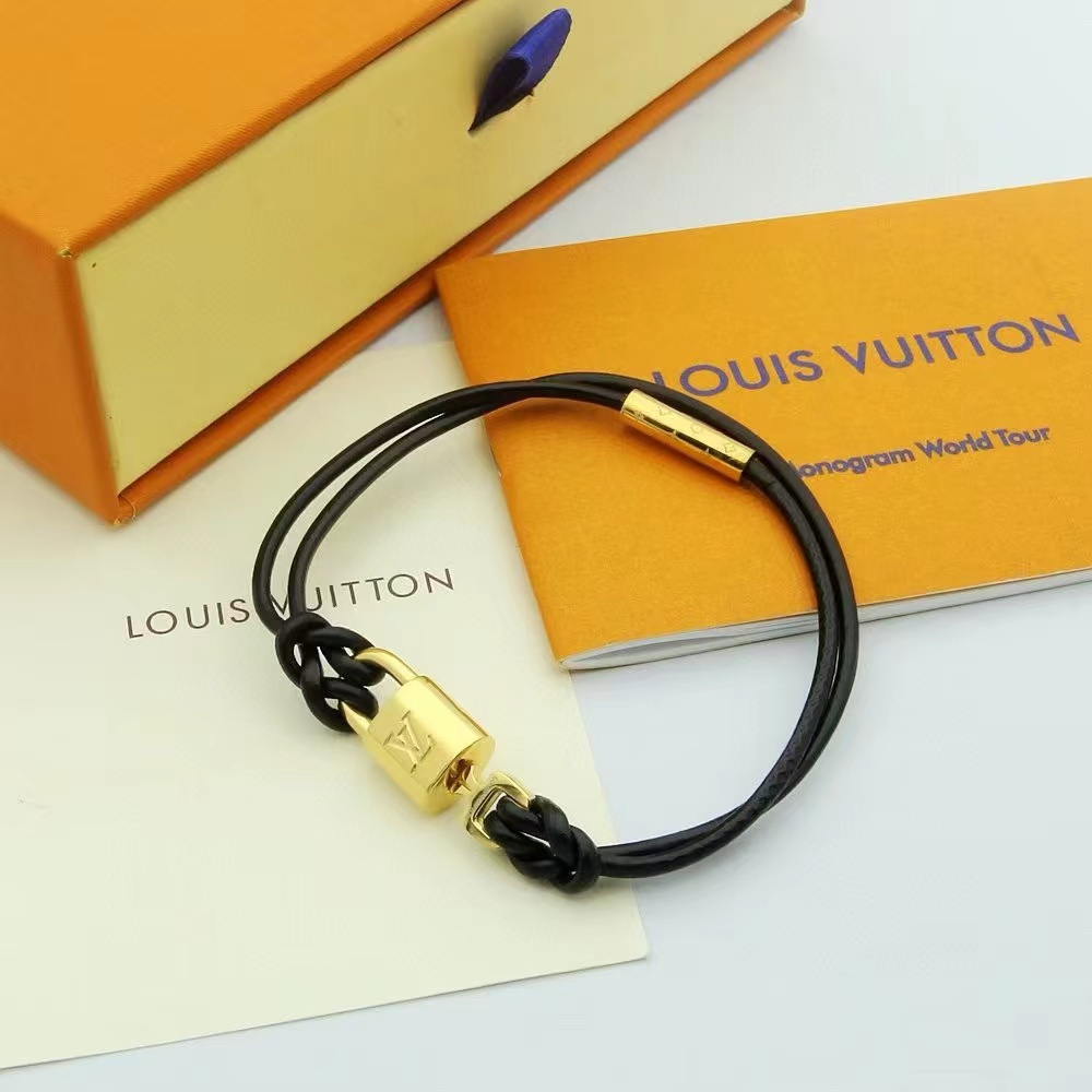 Louis Vuitton LV Padlock Bracelet  M8138E - DopestKickz
