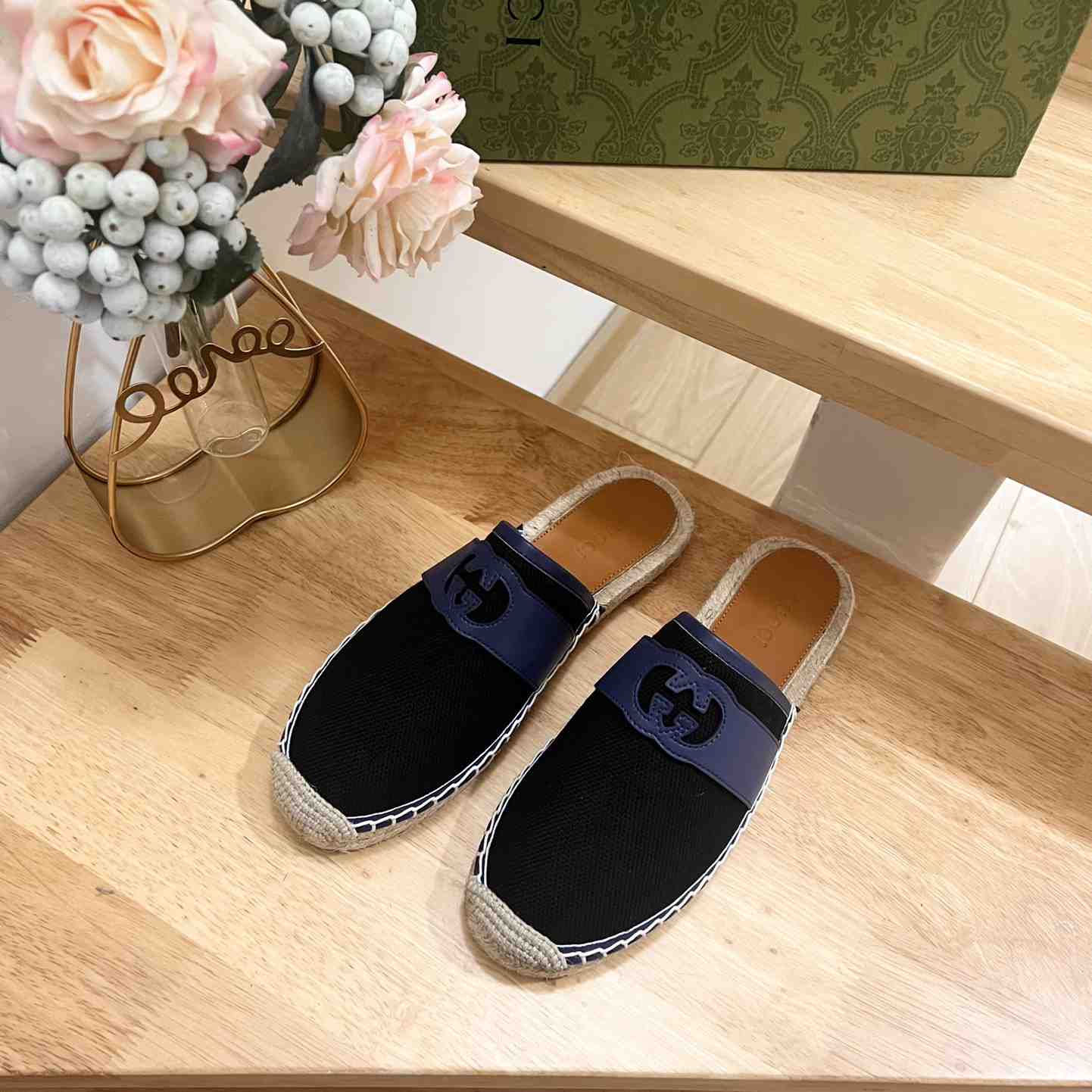 Gucci Interlocking G Slide Espadrille - DopestKickz