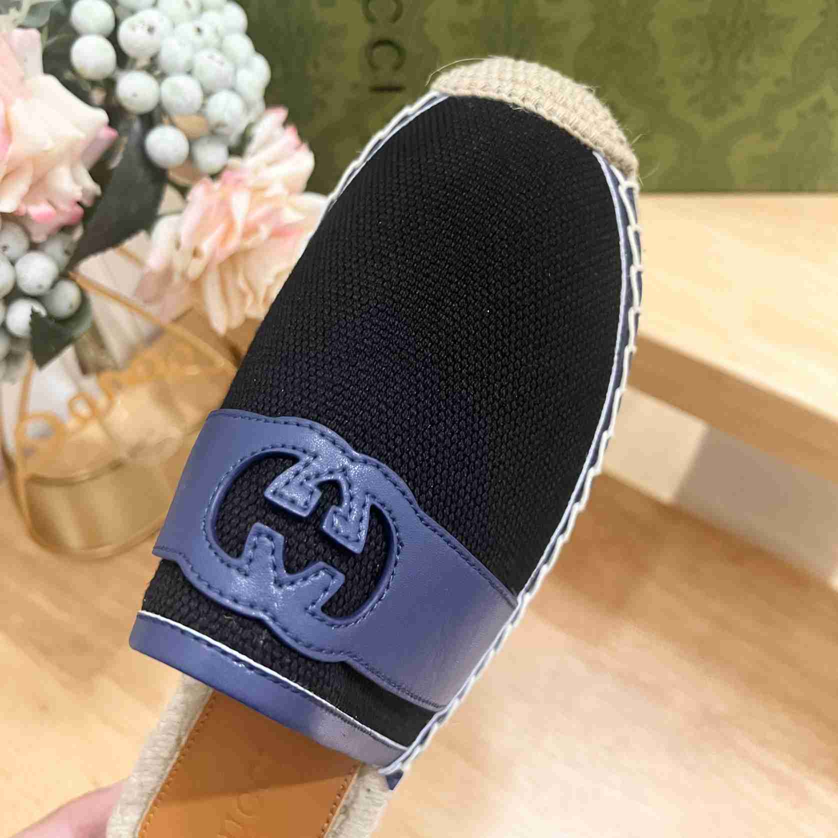 Gucci Interlocking G Slide Espadrille - DopestKickz