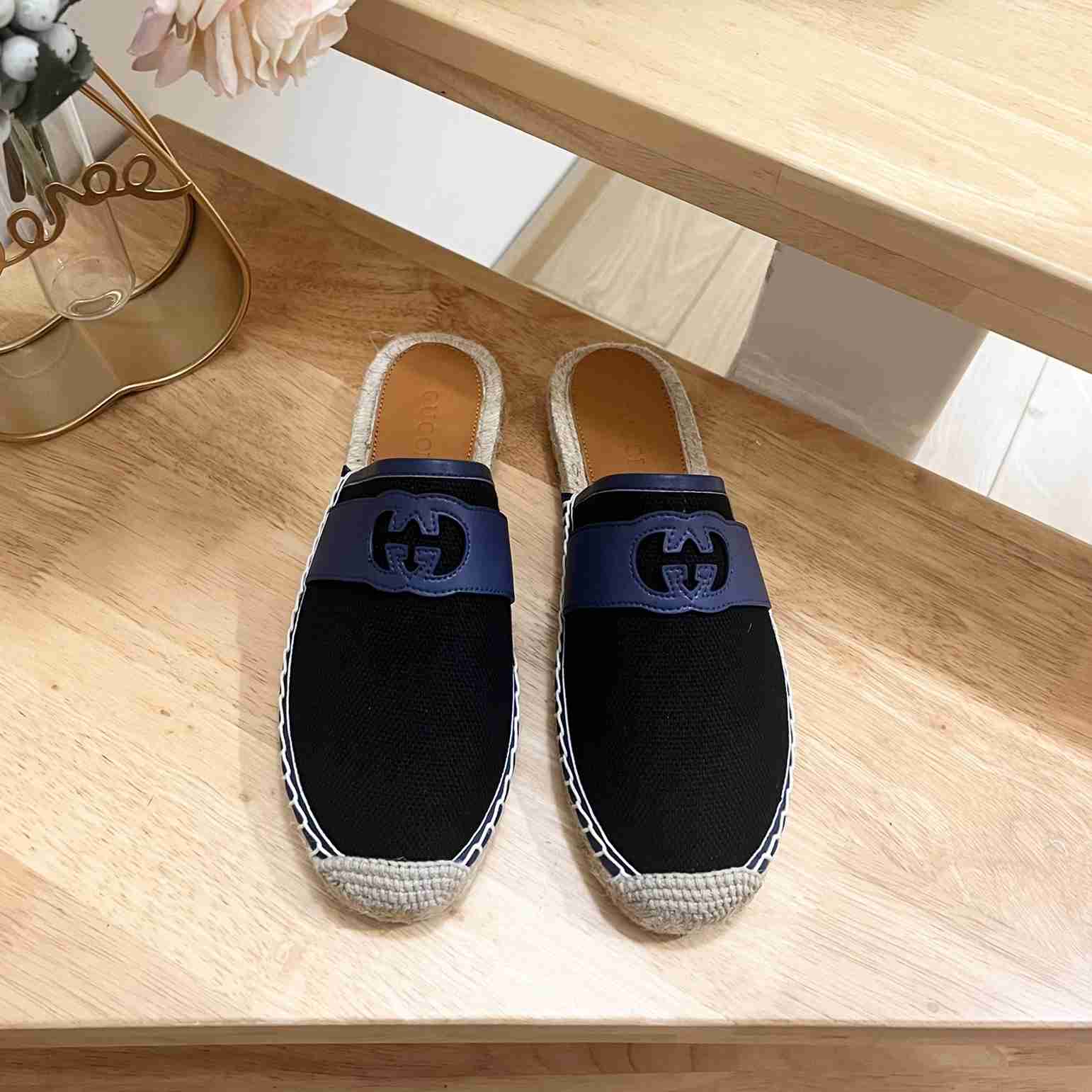 Gucci Interlocking G Slide Espadrille - DopestKickz