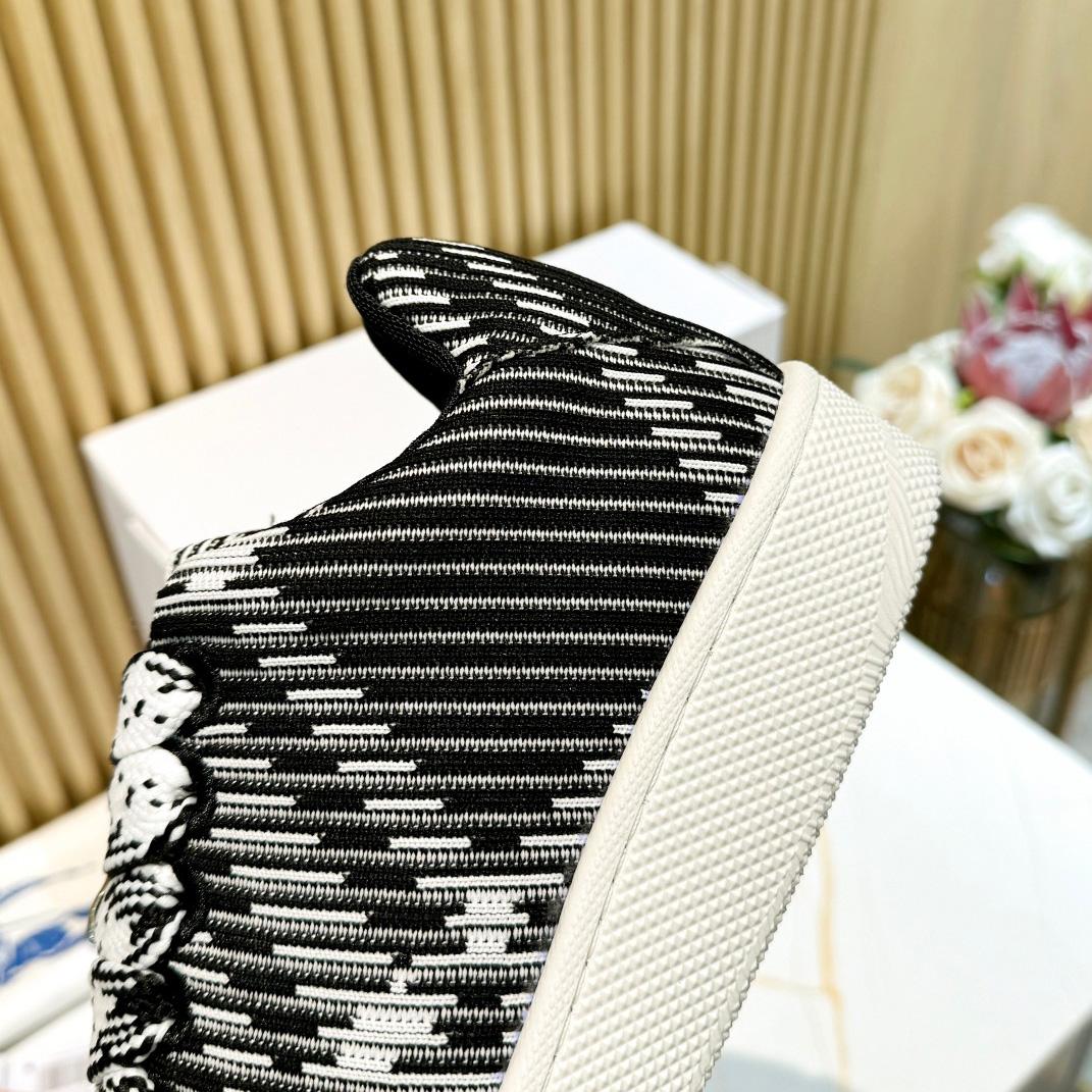 Burberry Check Knit Box Sneakers - DopestKickz