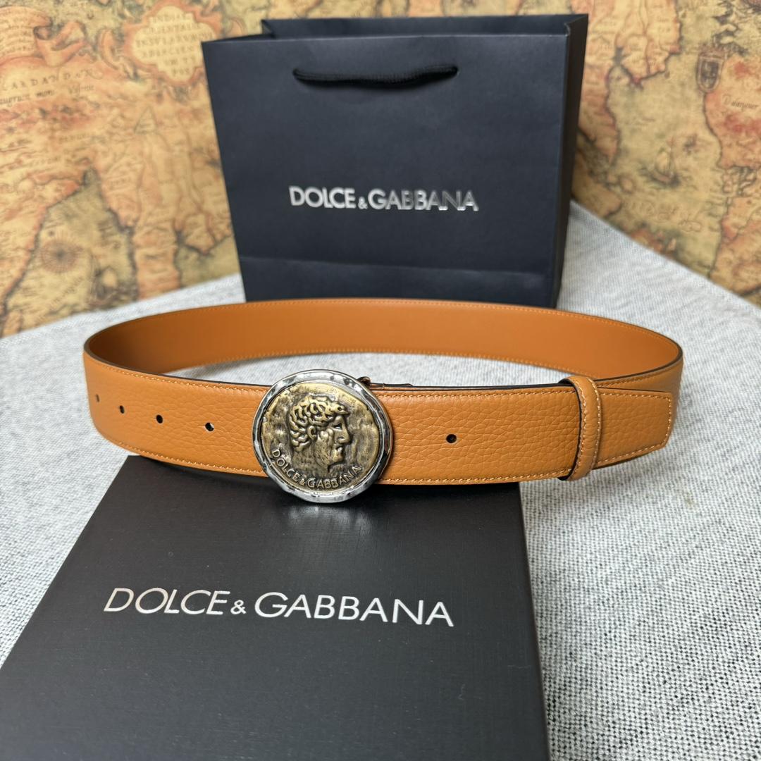 Dolce & Gabbana Leather Belt  - DopestKickz