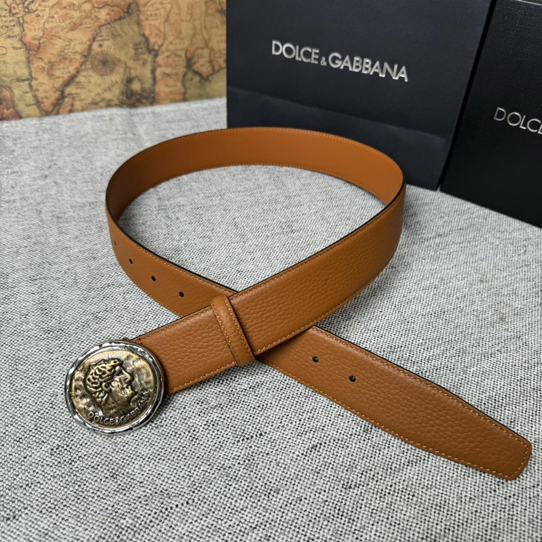 Dolce & Gabbana Leather Belt  - DopestKickz