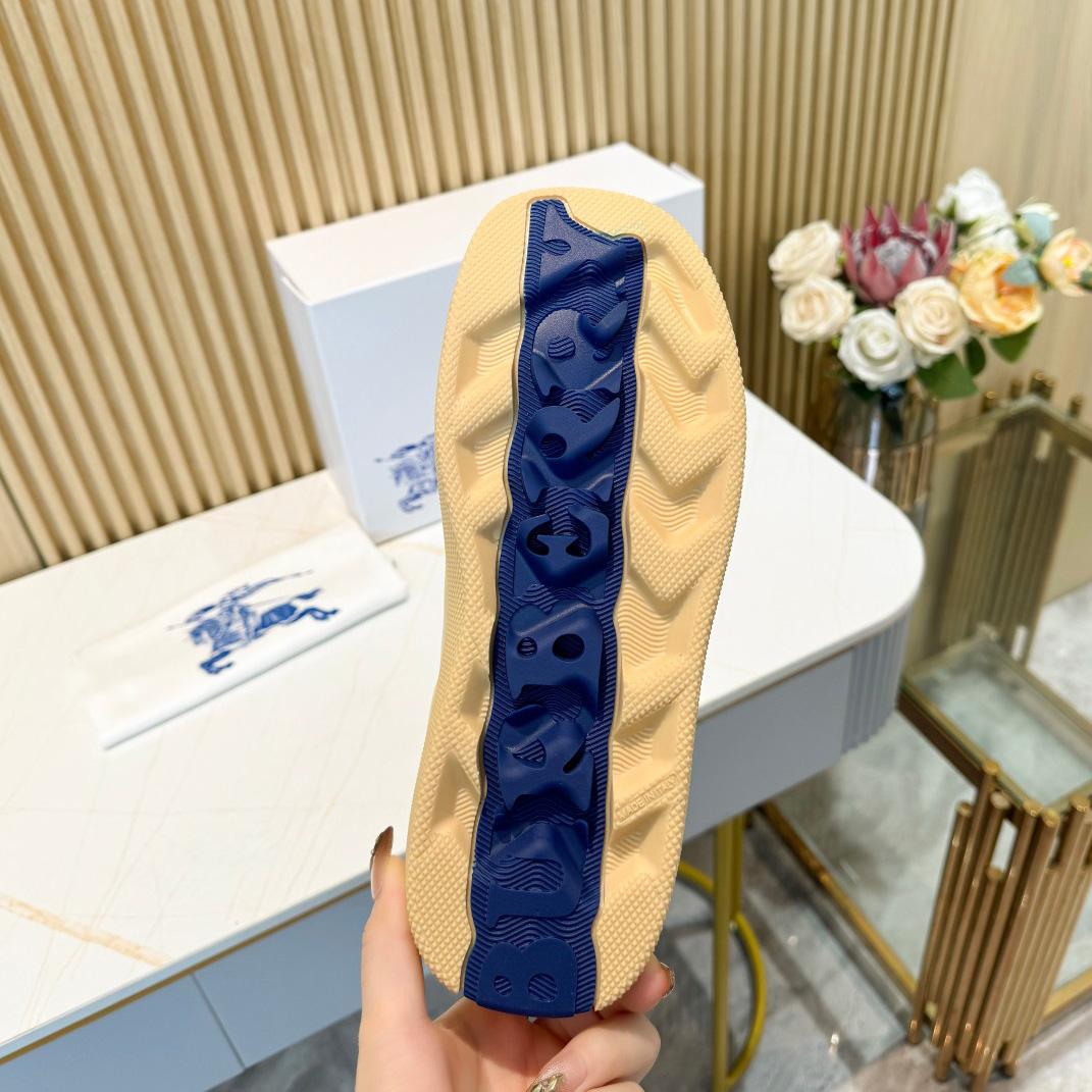 Burberry Leather Box Sneakers - DopestKickz