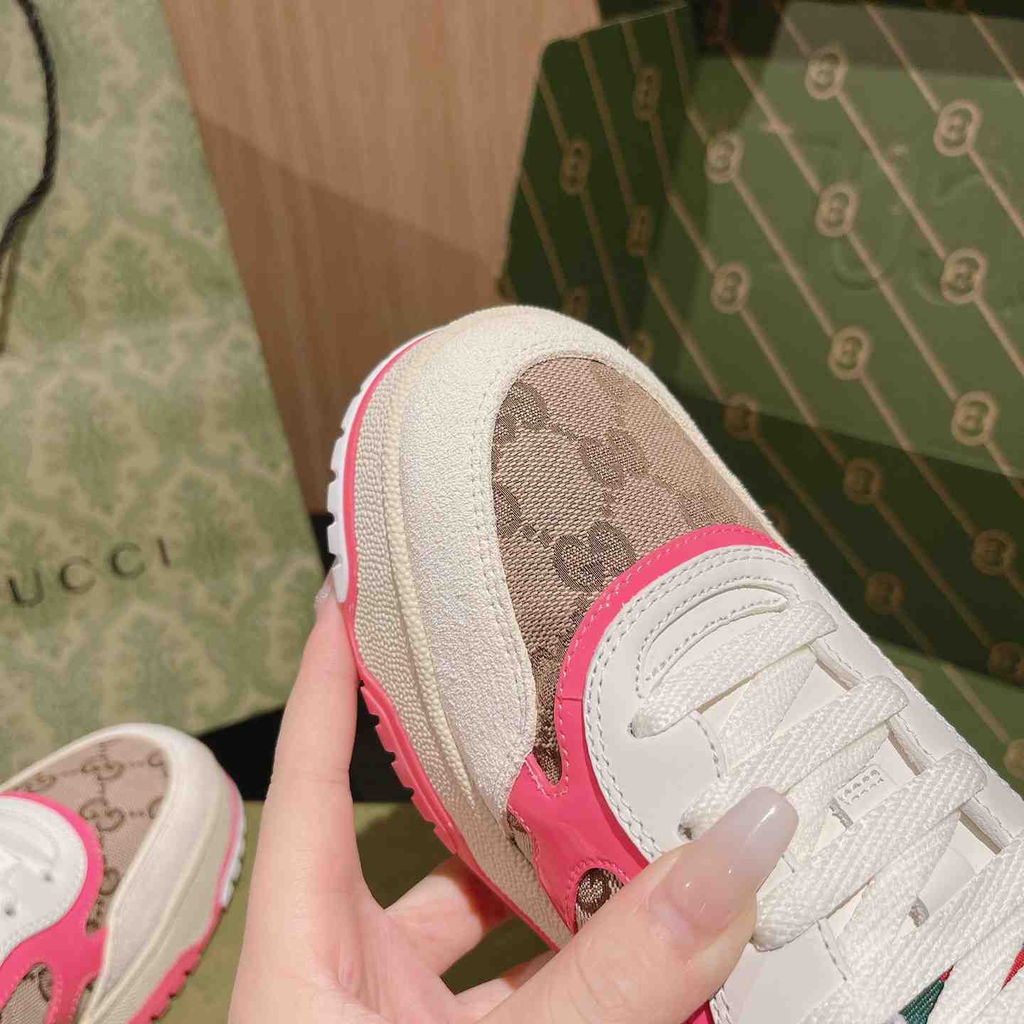 Gucci Re-Web Sneakers - DopestKickz