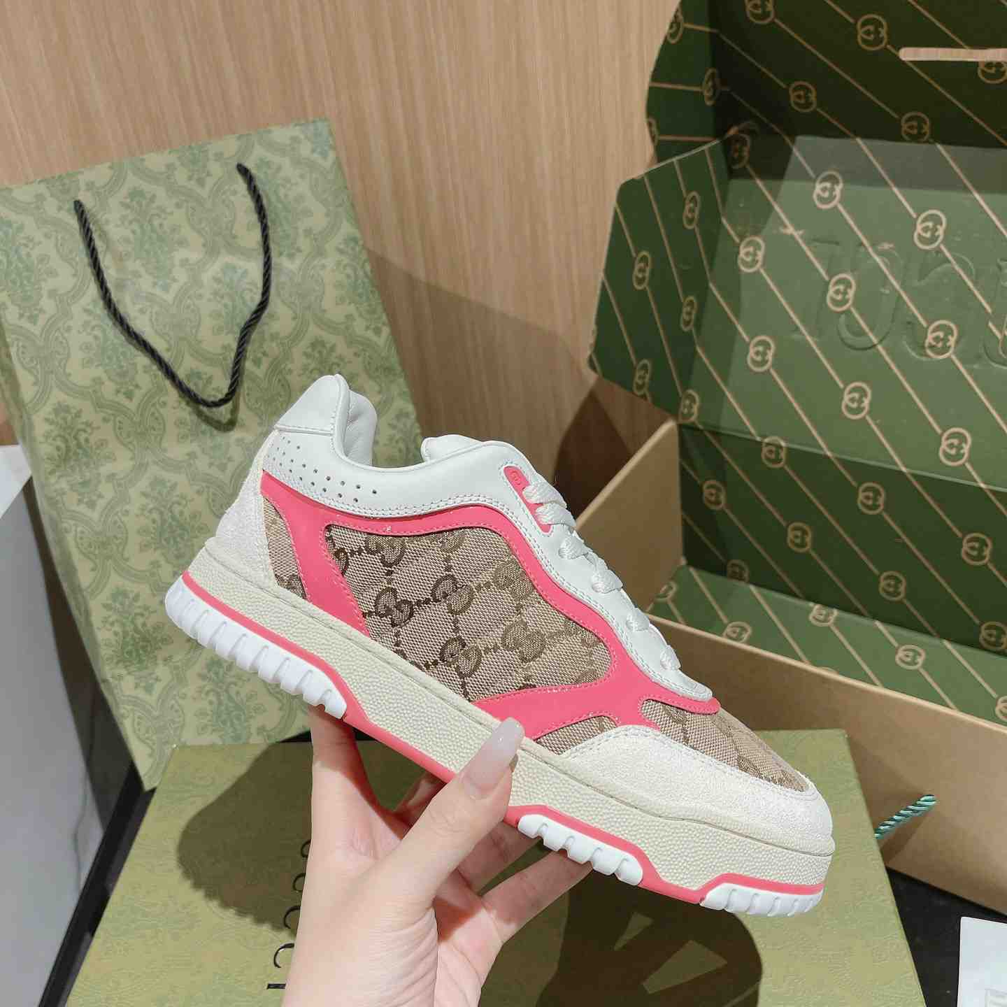 Gucci Re-Web Sneakers - DopestKickz