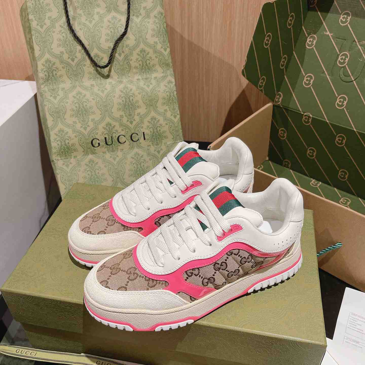 Gucci Re-Web Sneakers - DopestKickz